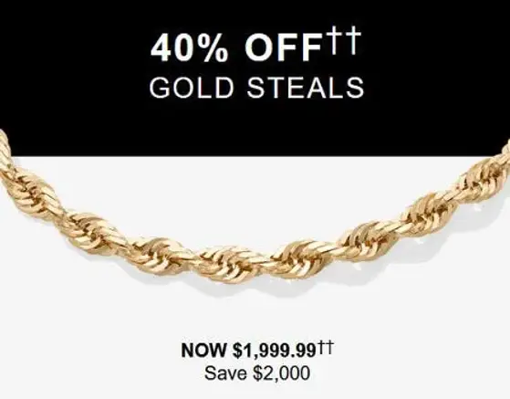 40% off Gold Steals icon