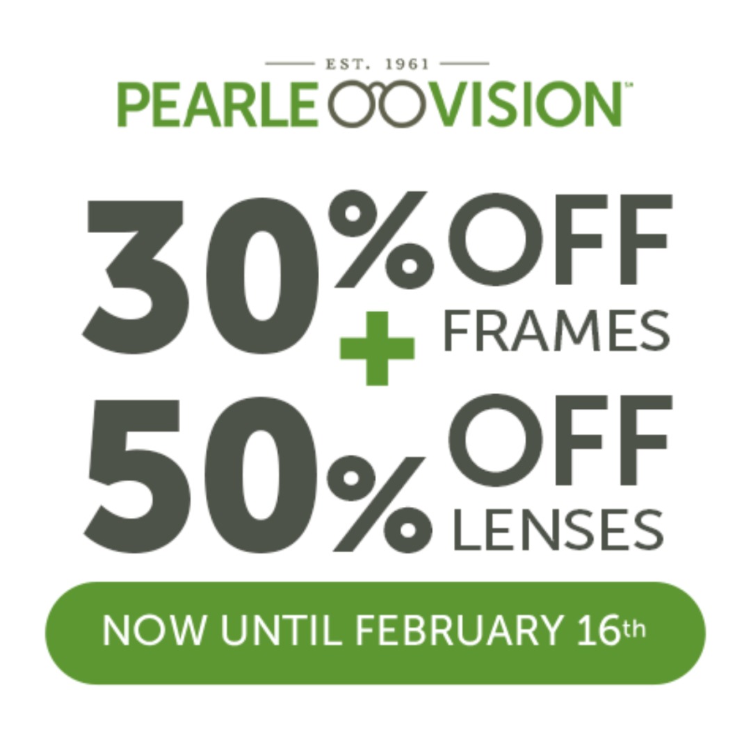 30% off frames and 50% off lenses icon
