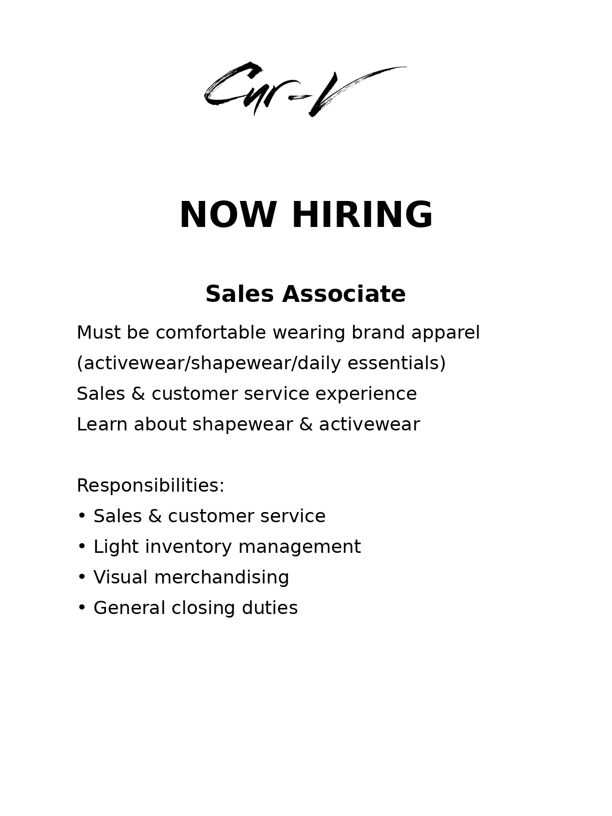 Sales Associate