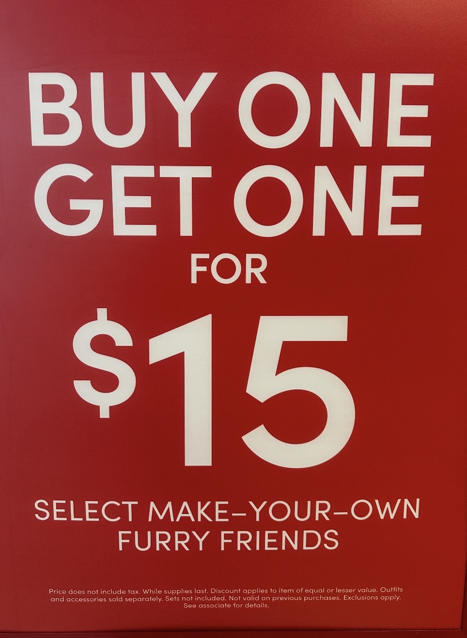 Double the Hugs: Buy One, Get One for $15 at Build-A-Bear! icon