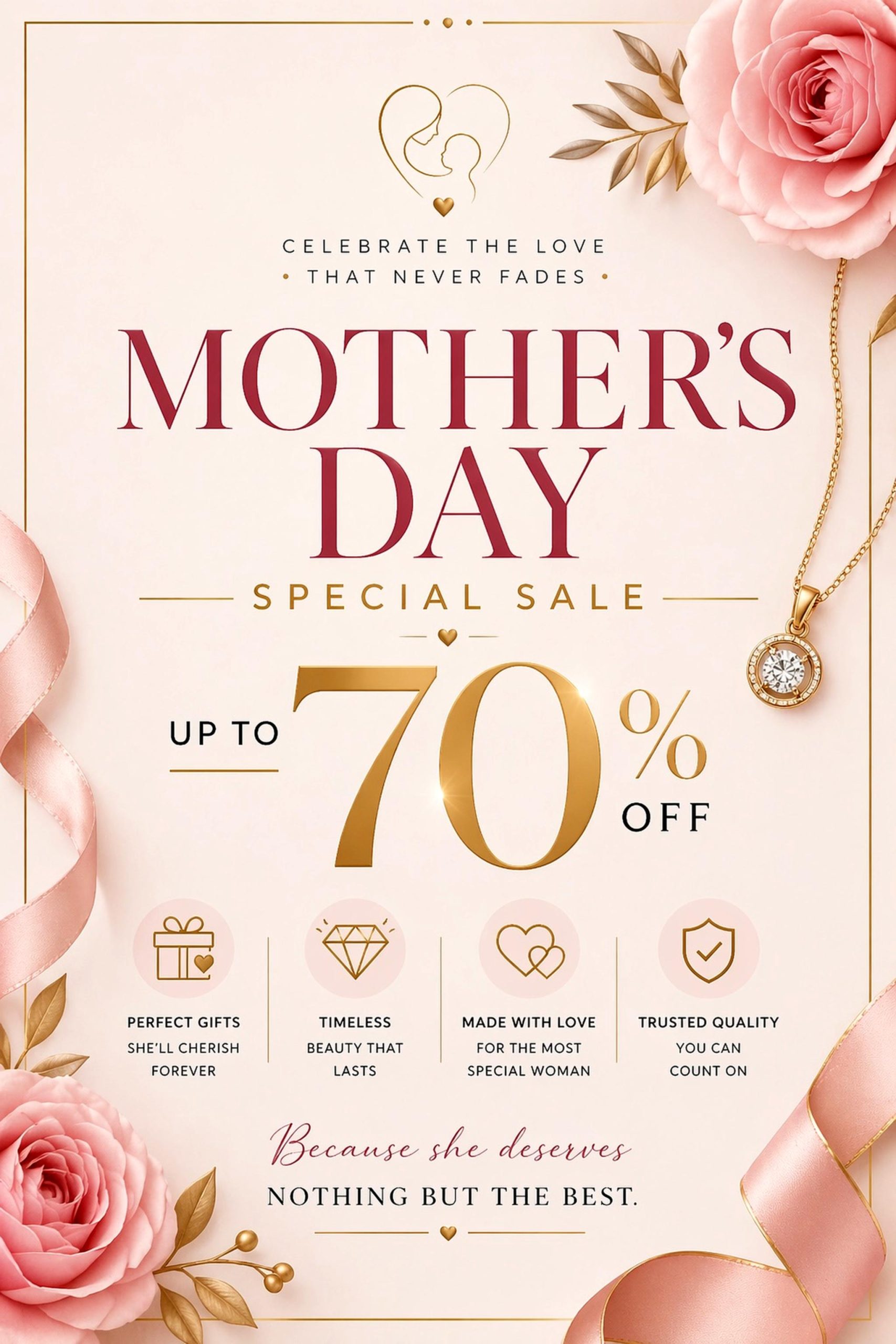 ENJOY UPTO 70% OFF ON EVERYTHING! icon